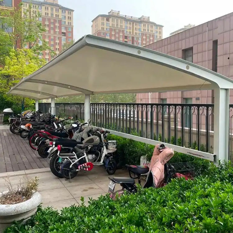 杜尔伯特膜结构电动车棚